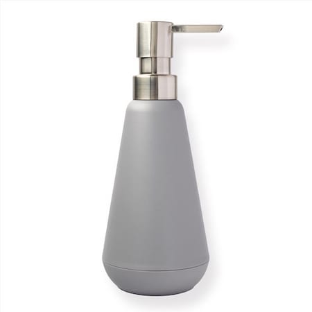 Sttelli Sttelli Belize Brushed Nickel Gray Plastic Soap Pump BEA-SPU-GRA